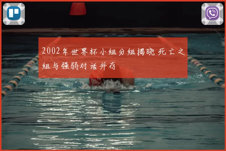 2002年世界杯小组分组揭晓 死亡之组与强弱对话并存