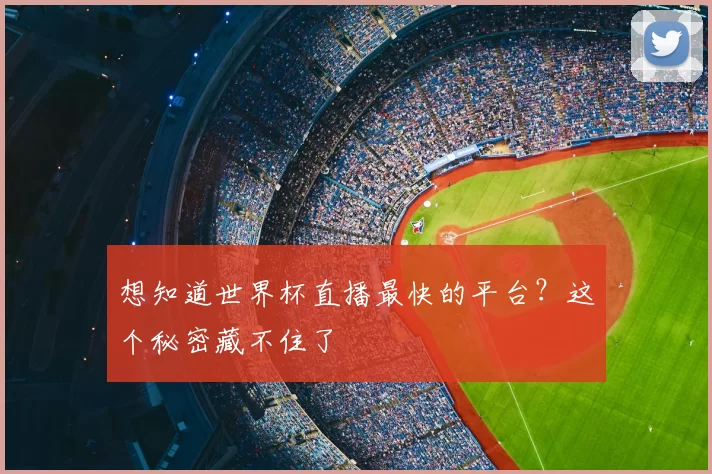 想知道世界杯直播最快的平台？这个秘密藏不住了